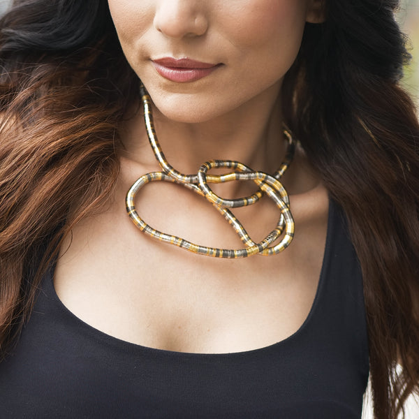 Bendable Snake Necklace - Multicolor
