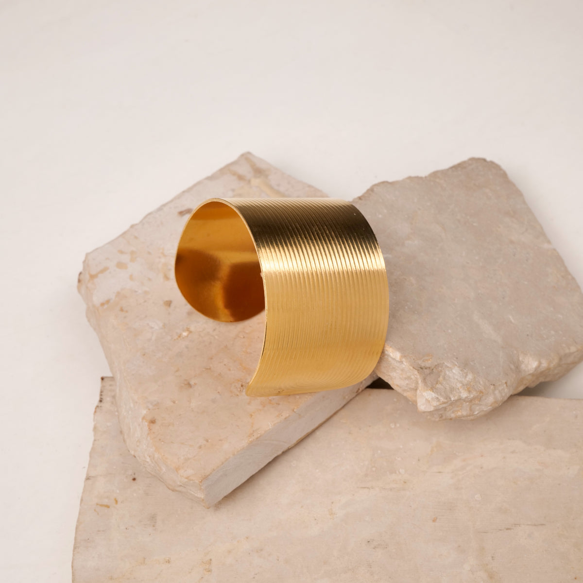 Cleopatra Cuff bracelet by Nashira, shown close up