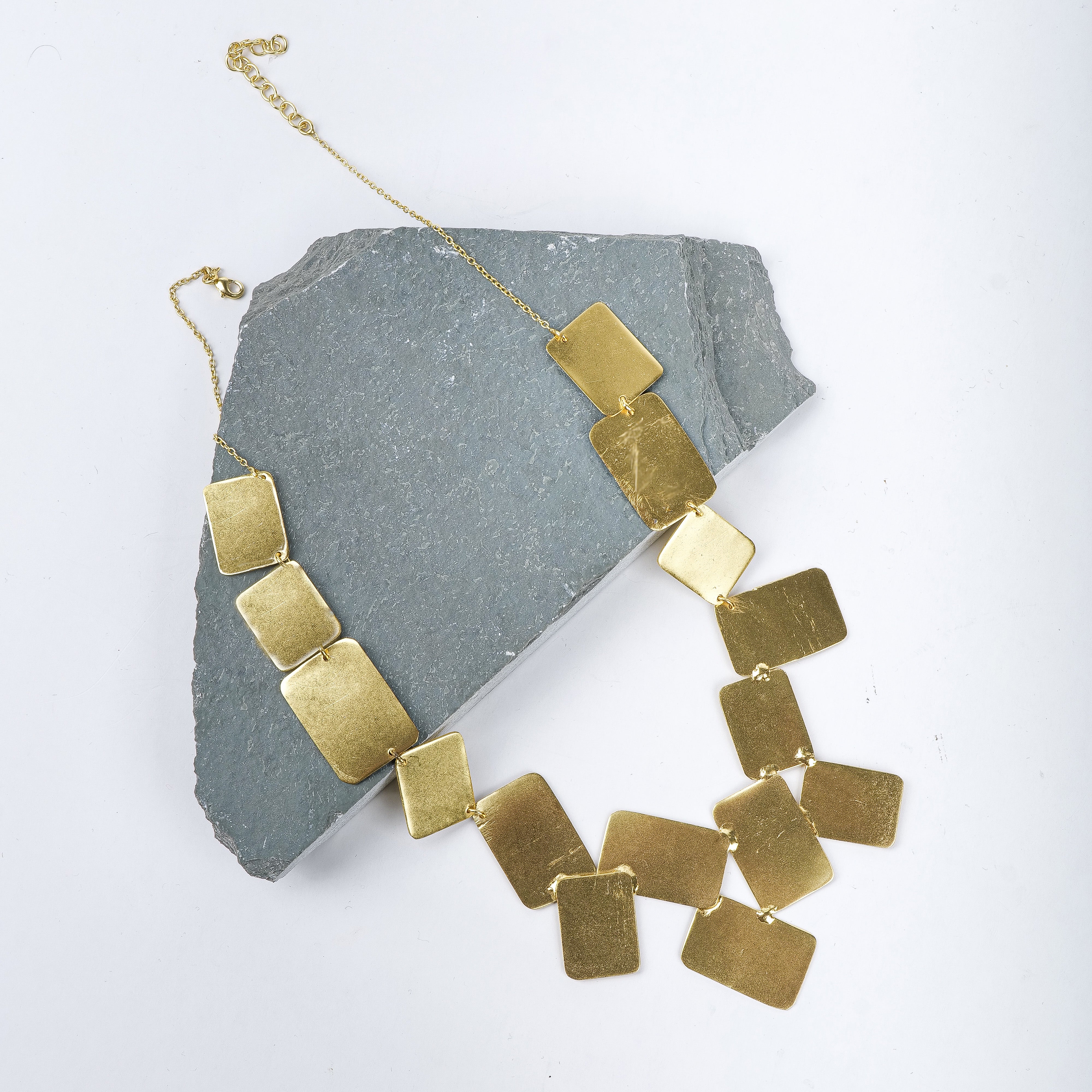Vega Abstract Square Necklace