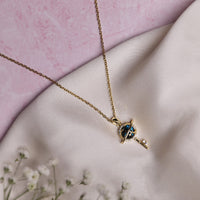 You Are The Key To My World Pendant with Chain - Stainless Steel necklace by Nashira