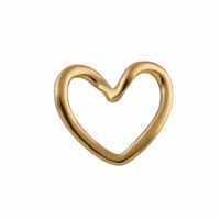 Infinity Heart Necklace necklace by Nashira, shown close up