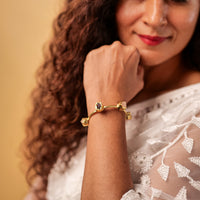 Twilight Adjustable Bangle - Brass necklace by Nashira