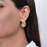 Mughal Teardrops - Stainless Steel earrings by Nashira