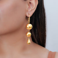 Showstopper Danglers - Stainless Steel earrings by Nashira