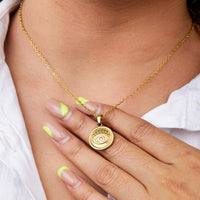 Vintage Allure Eye Necklace - Stainless Steel necklace by Nashira
