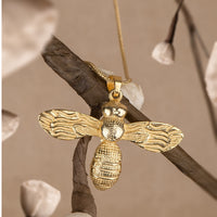 Bumble Bee Pendant with Chain - Stainless Steel necklace by Nashira